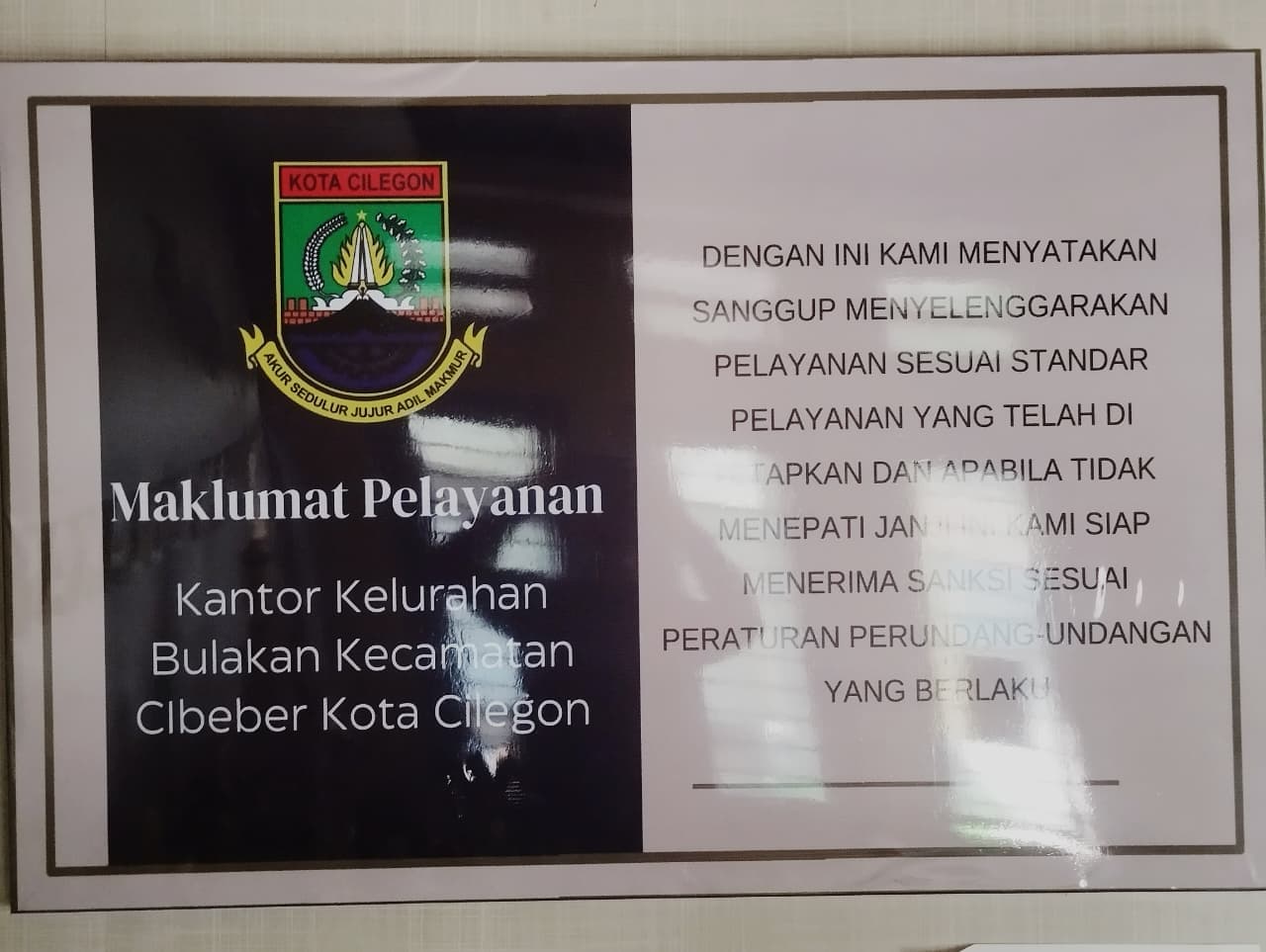 Maklumat Pelayanan